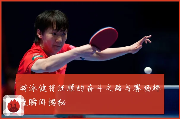 游泳健将汪顺的奋斗之路与赛场辉煌瞬间揭秘